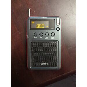 ETON NELITEMINI Mini Shortwave Radio,Digital,4-5/16" H 55MR62 (Tested)